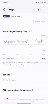 Analisis tidur di Samsung Health