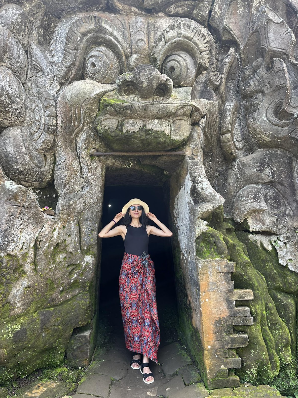 elephant cave temple in ubud , bali 