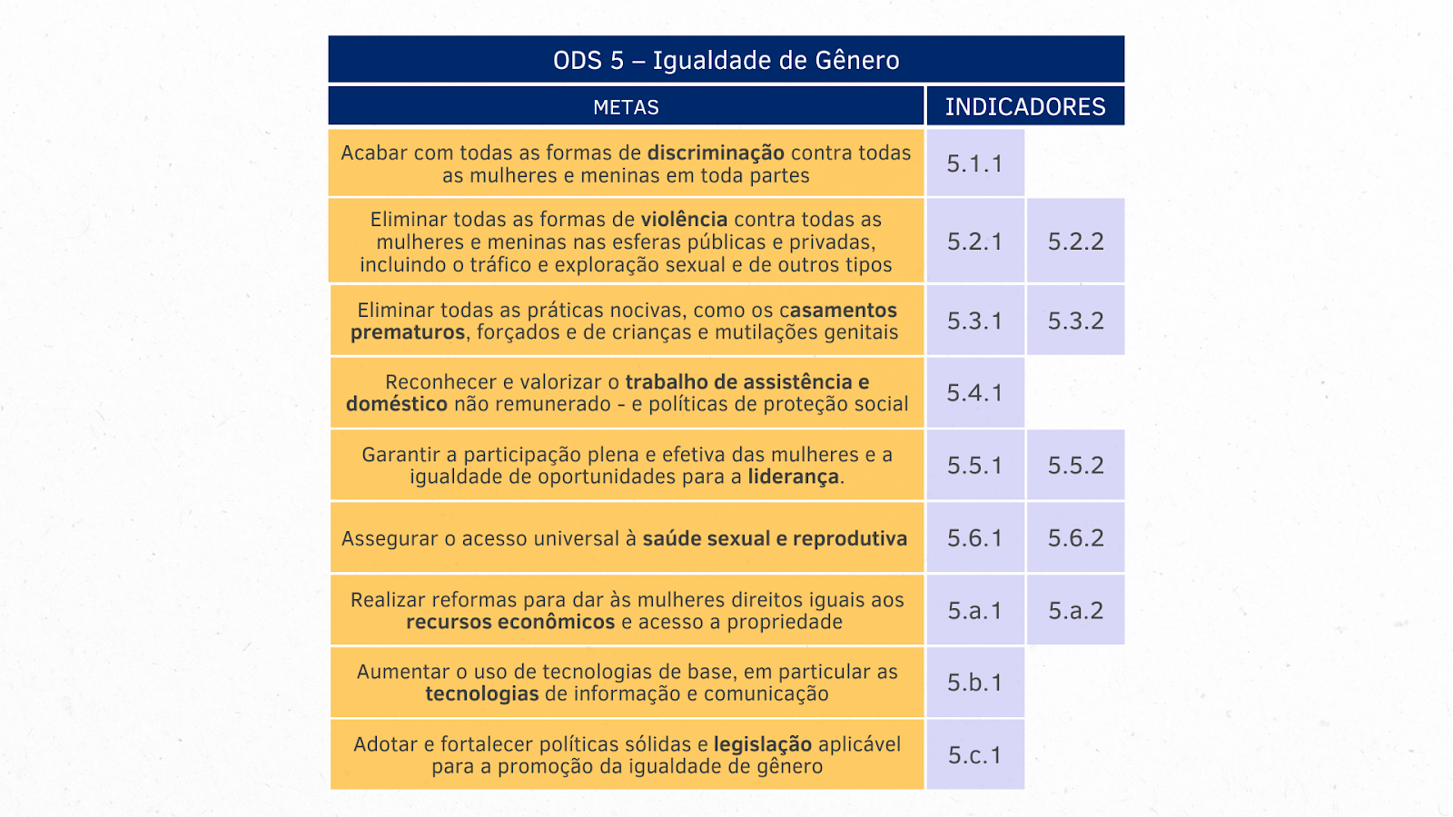 Igualdade de Gênero Objetivos do Desenvolvimento Sustentável ODS 5