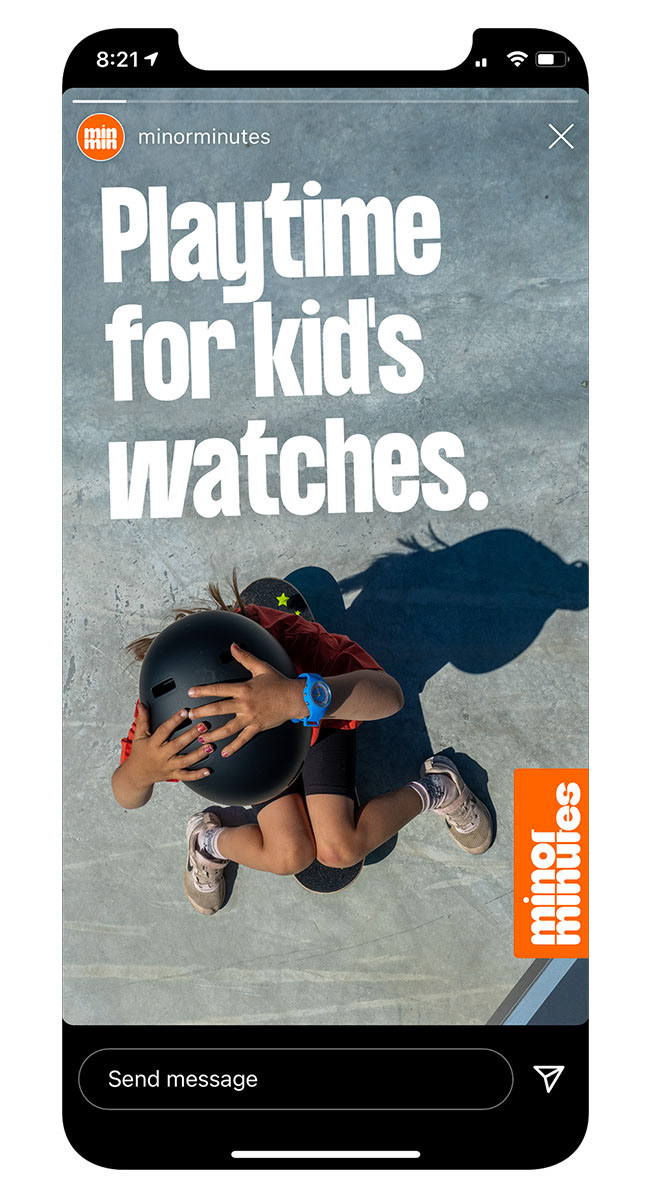 Image from the Minor Minutes: Branding and Industrial Design for Children's Watches article on Abduzeedo