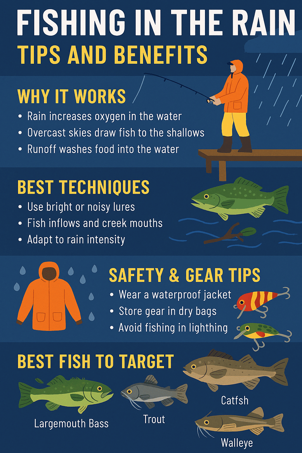 Fishing in the Rain: Tips, Benefits, and Best Practices