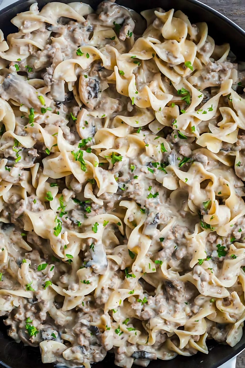 ground beef stroganoff recipe