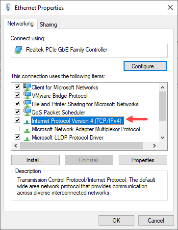 Adapter properties