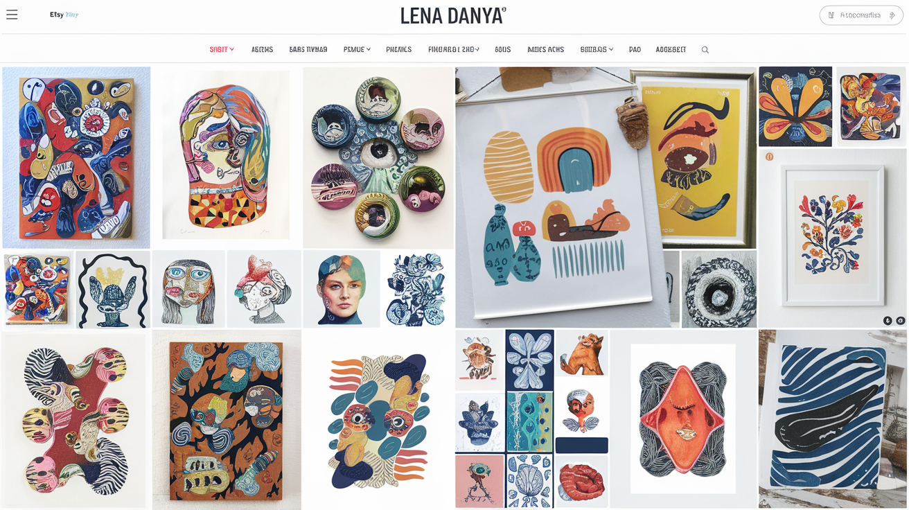 What Platform Does Lena Danya Use for Her Online Business