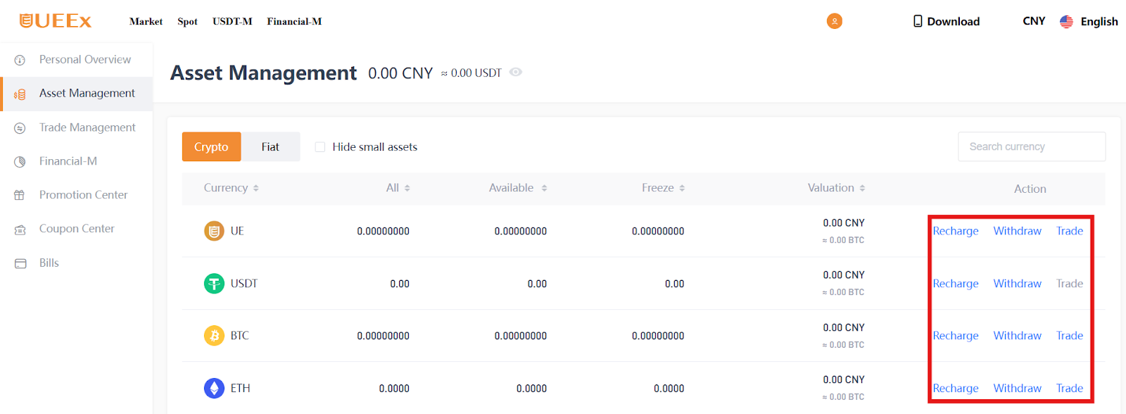 UEEx fees