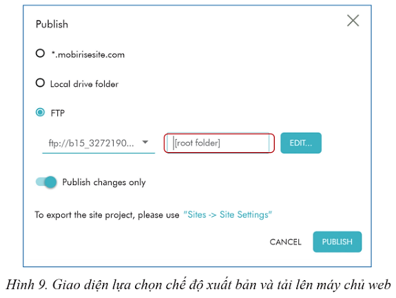 1. Biểu mẫu trên trang web