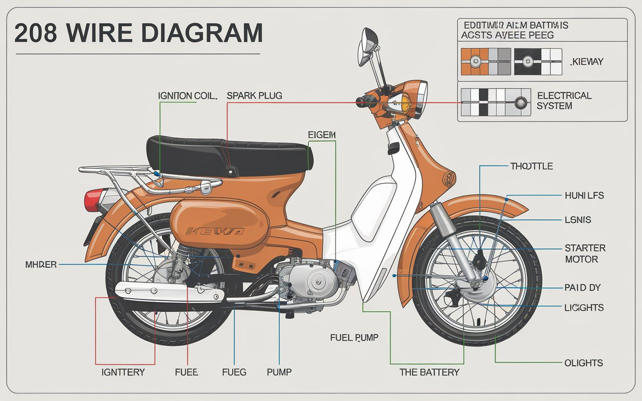 2008 Model B 08 Keeway-Fact Moped Wire Diagram