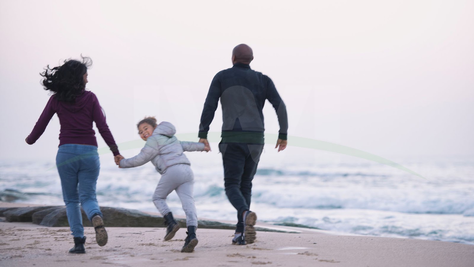 Winter Beach Family Photos images 7