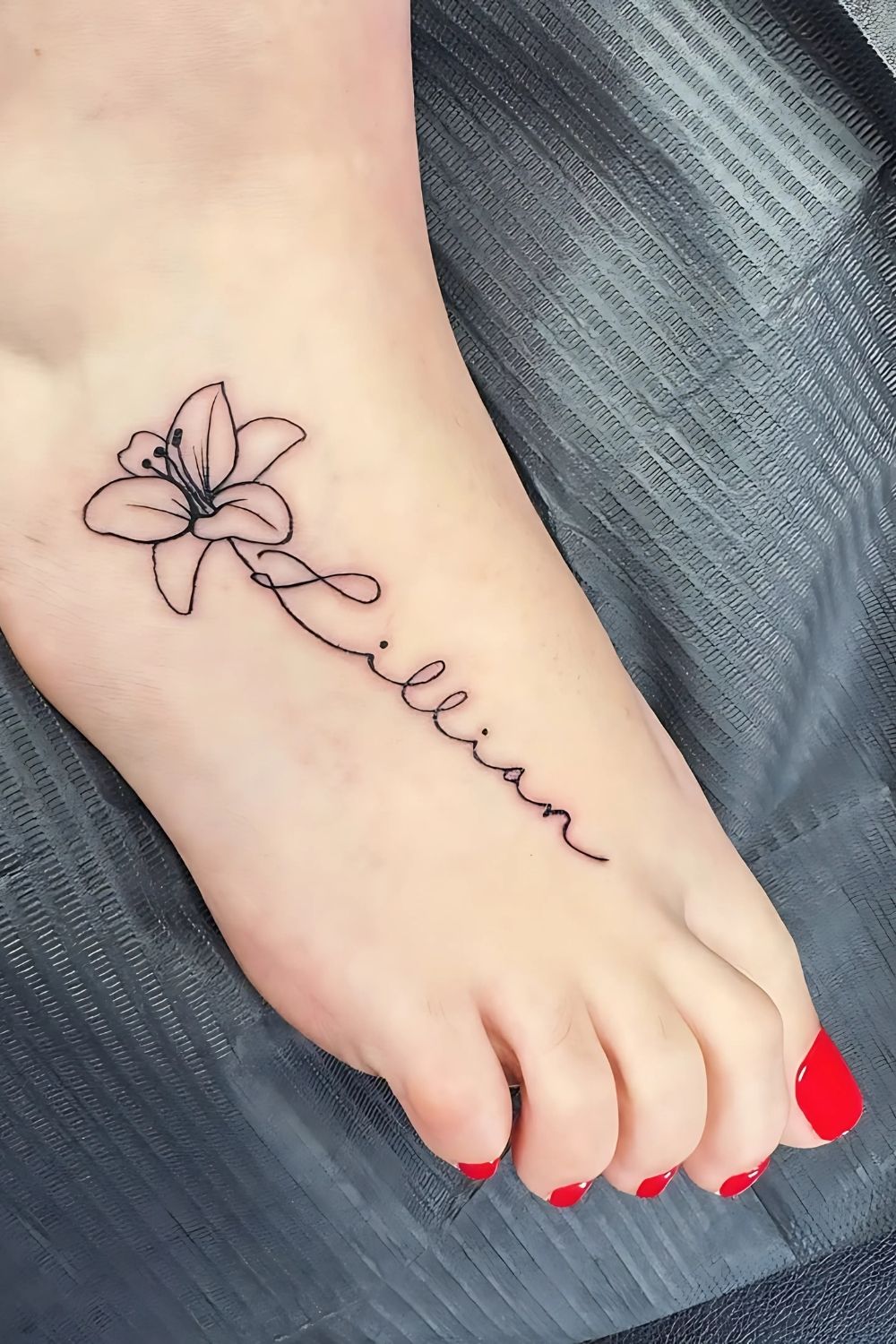  Name Foot Tattoos