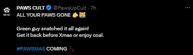 All $PAWS Stolen