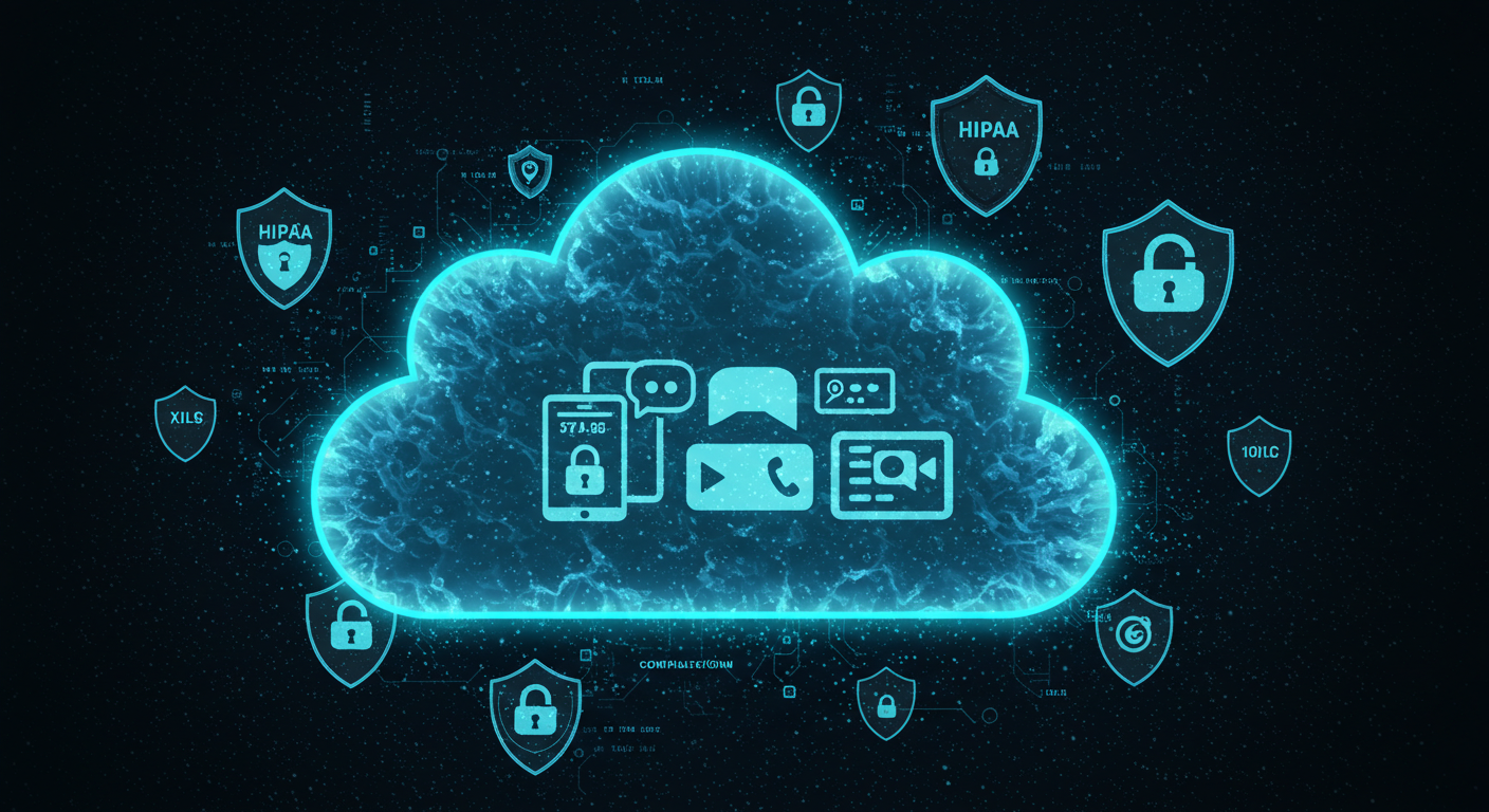  UCaaS white label security with encrypted communication channels and cloud-based protection tools.