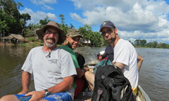 On the Amazon River in Brazil