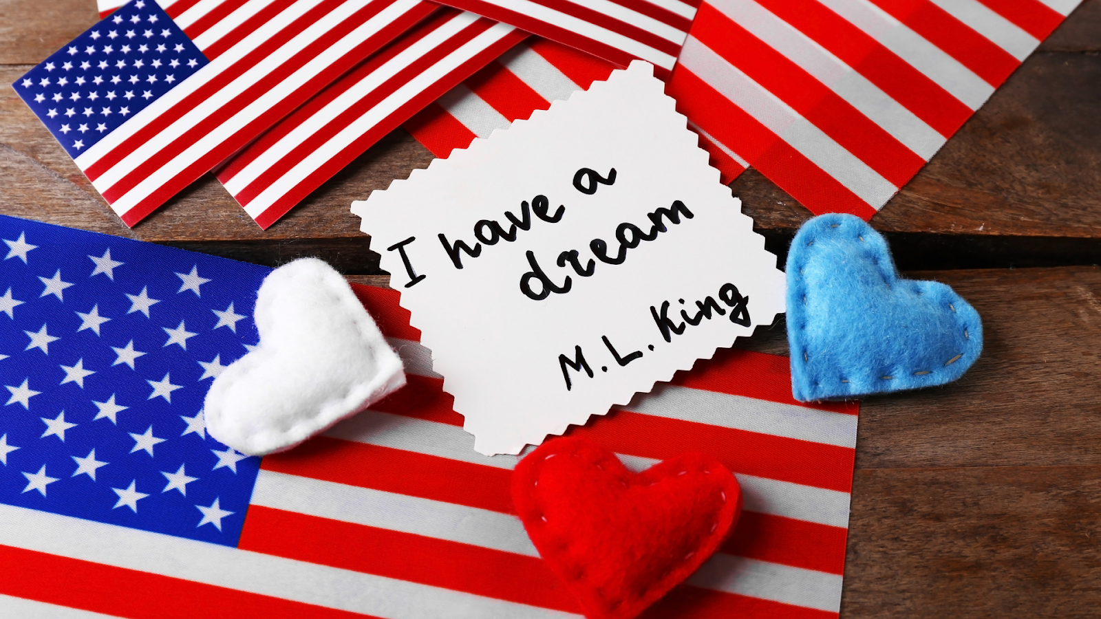 (Martin Luther King’s quote: I have a dream)