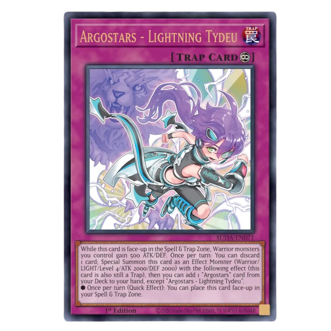 Argostars - Lightning Tydeu - Supreme Darkness Quarter Century Secret Rare