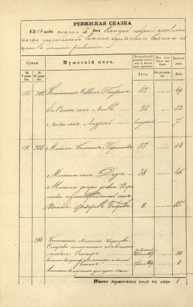 Родословная Перминовых