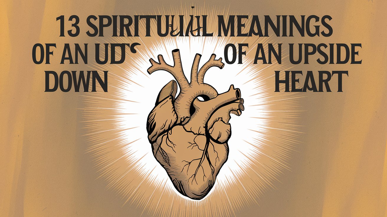 13 Spiritual Meanings of an Upside Down Heart