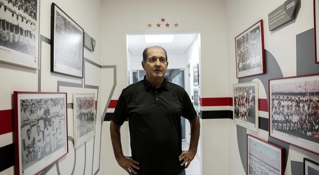 Muricy Ramalho nos bastidores do São Paulo