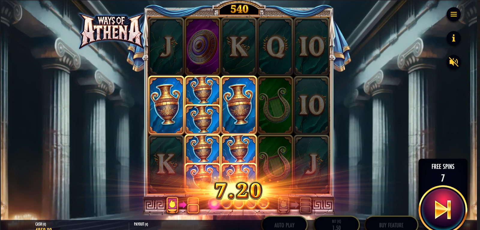 Ways of Athena Slot win.