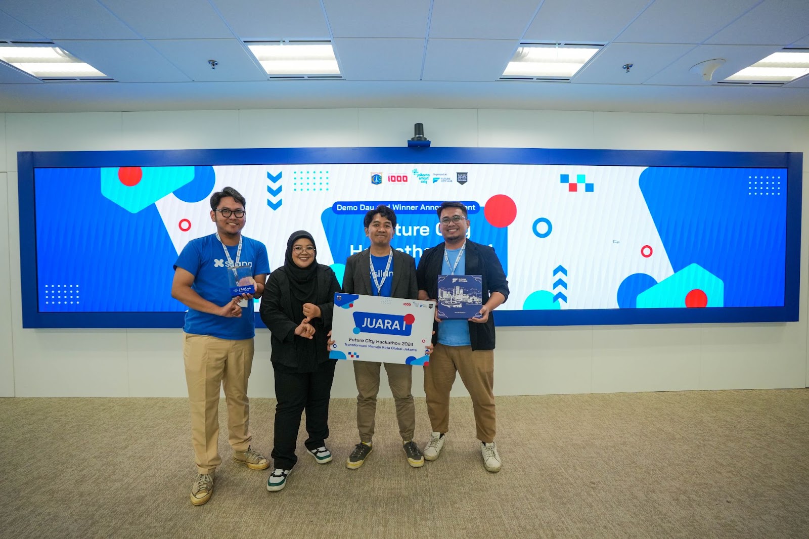 Silang.id won 1st place in the 2024 Future City Hackathon.