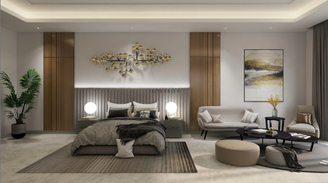 Desain Interior Luxury Master Bedroom