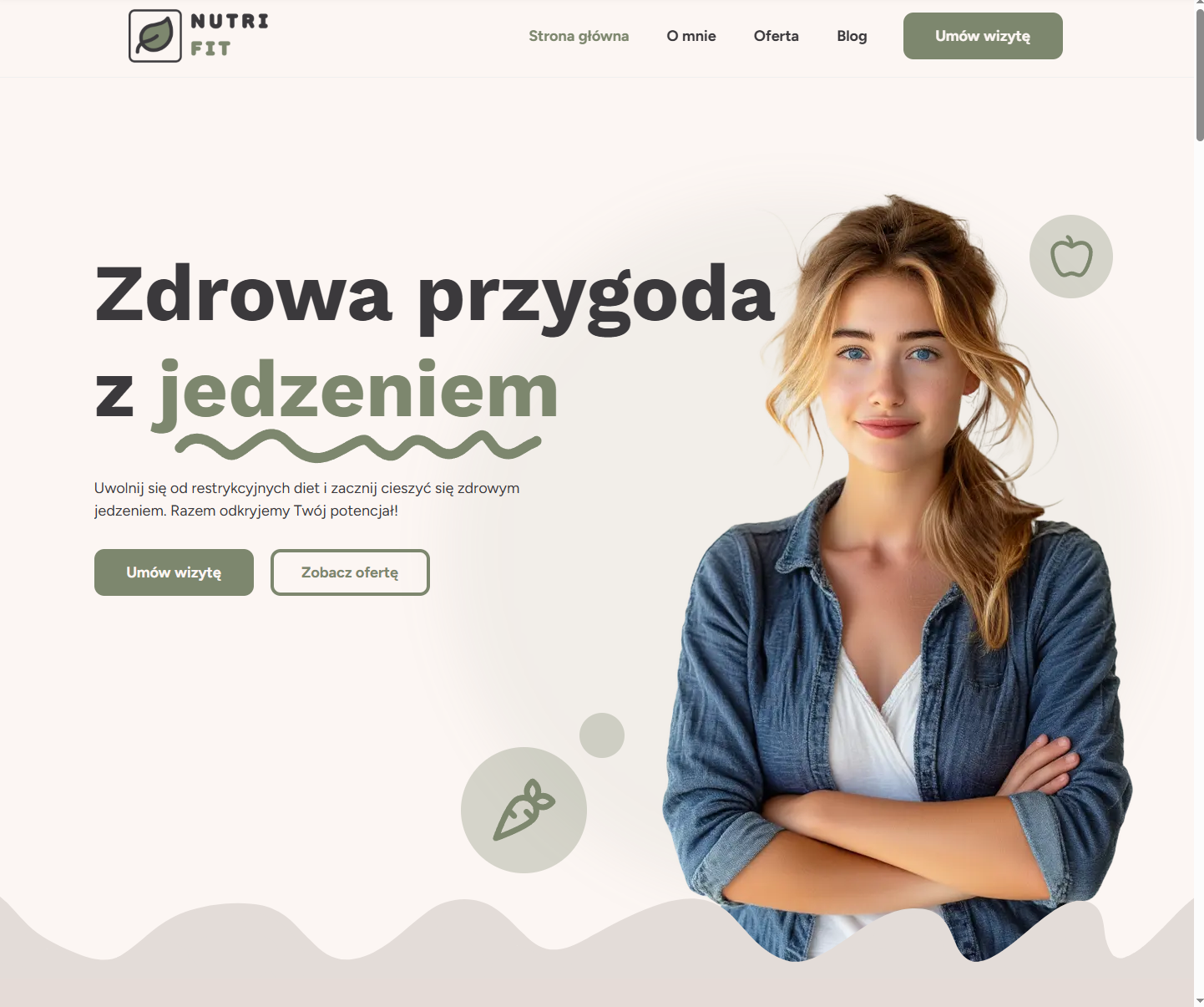 Przykładowy szablon witryny od WebWave.