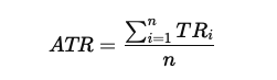 công thức ATR