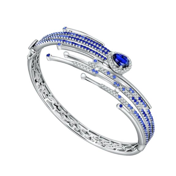 Kemewahan Bangle MONDIAL dengan Sentuhan Precious Stone