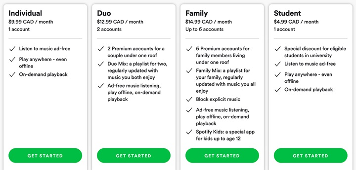 Spotify Subscription