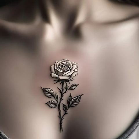 White Rose Tattoo