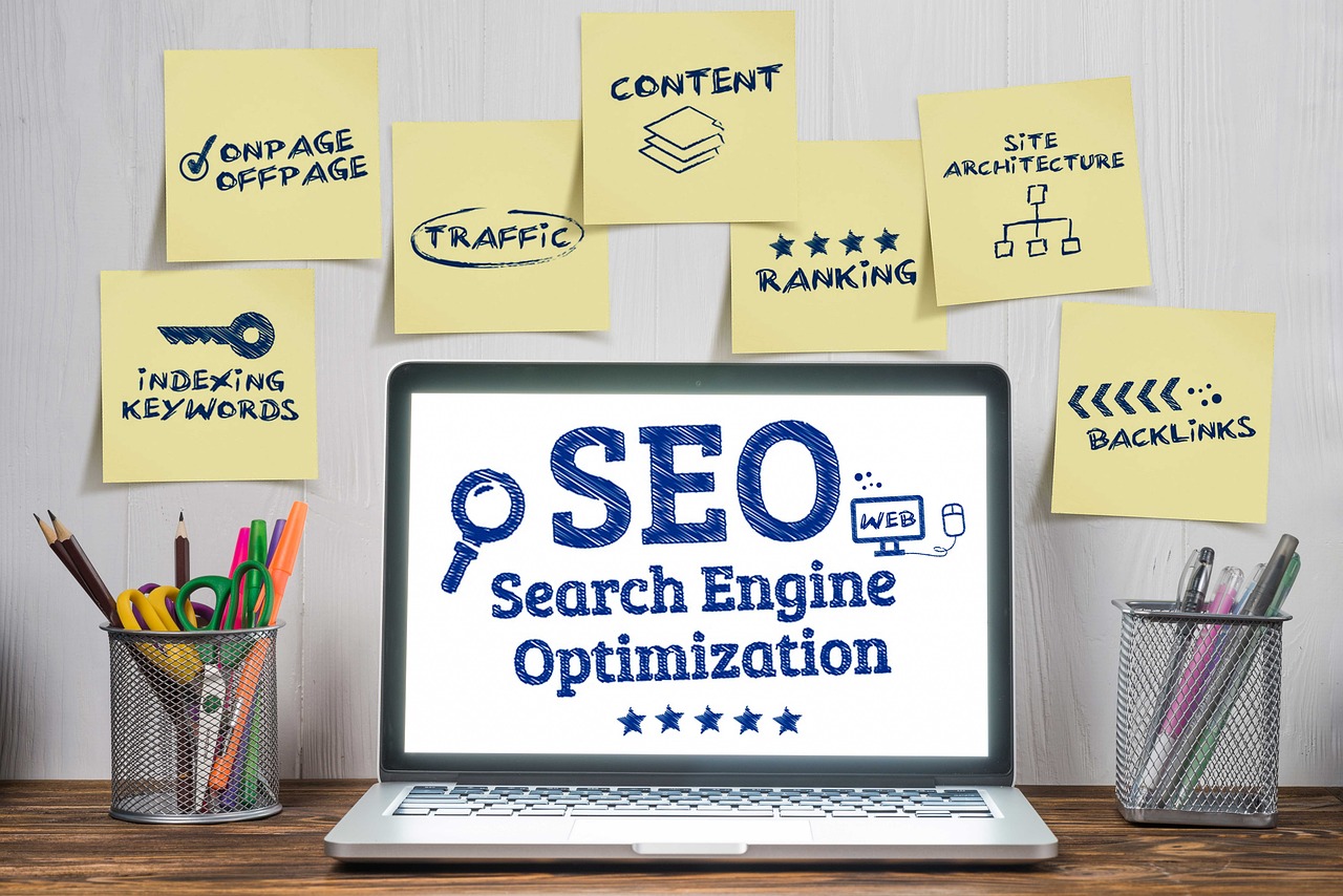 Search engine optimization concept from Pixabay