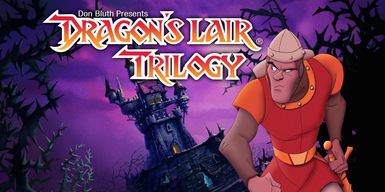  The Official Picture of Dragon's Lair Trilogy with its character, One of best arcade games for switch