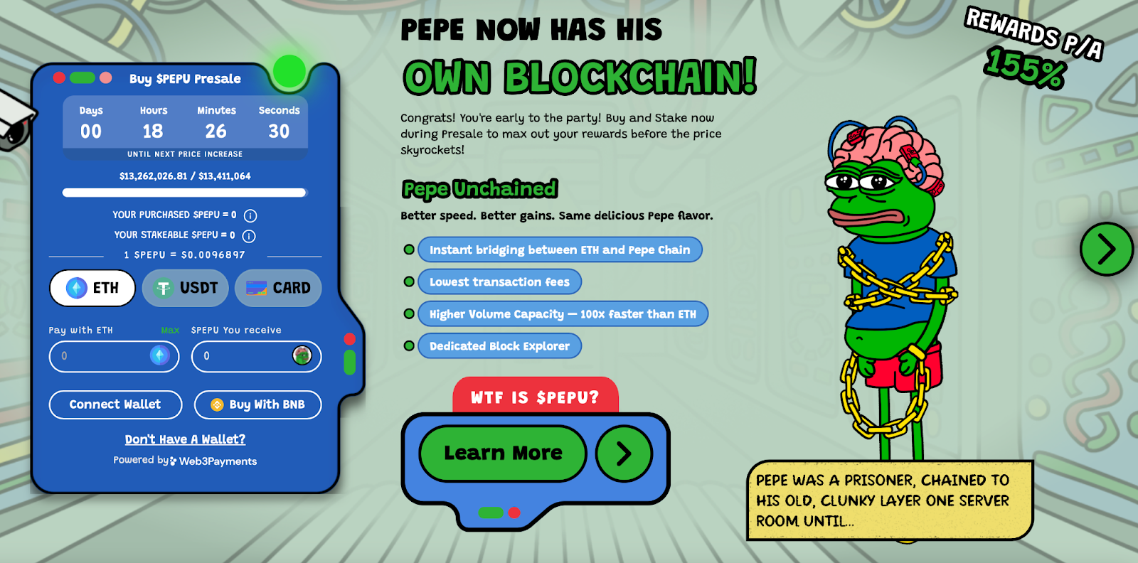 Pepe Unchained ICO 