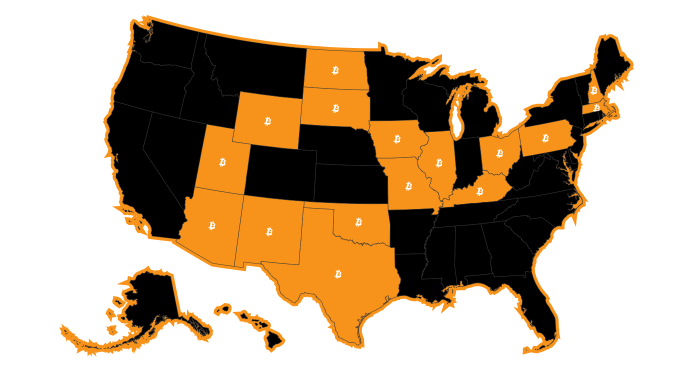 U.S. states like Kentucky, Missouri, and Utah are pushing Bitcoin reserve bills, signaling growing state-level adoption.
