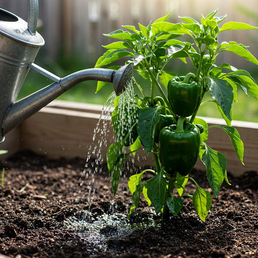 Watering and Feeding Your Bell Peppers