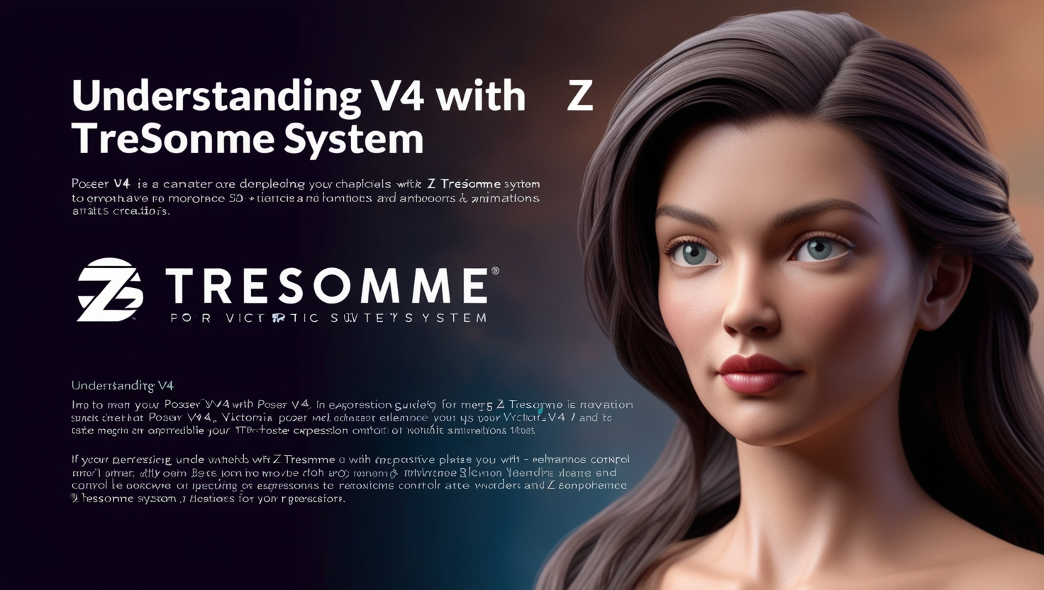 Poser V4 with Z Tresomme