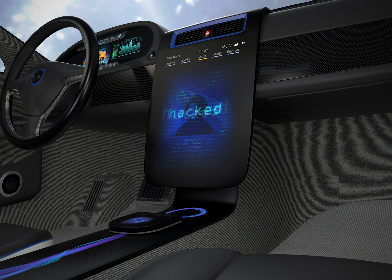 A close-up of a car dashboard

Description automatically generated