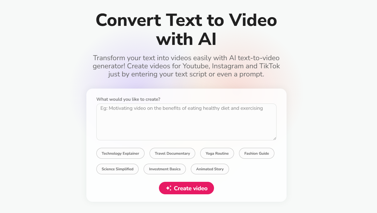 Fliki AI Text to Video Generator