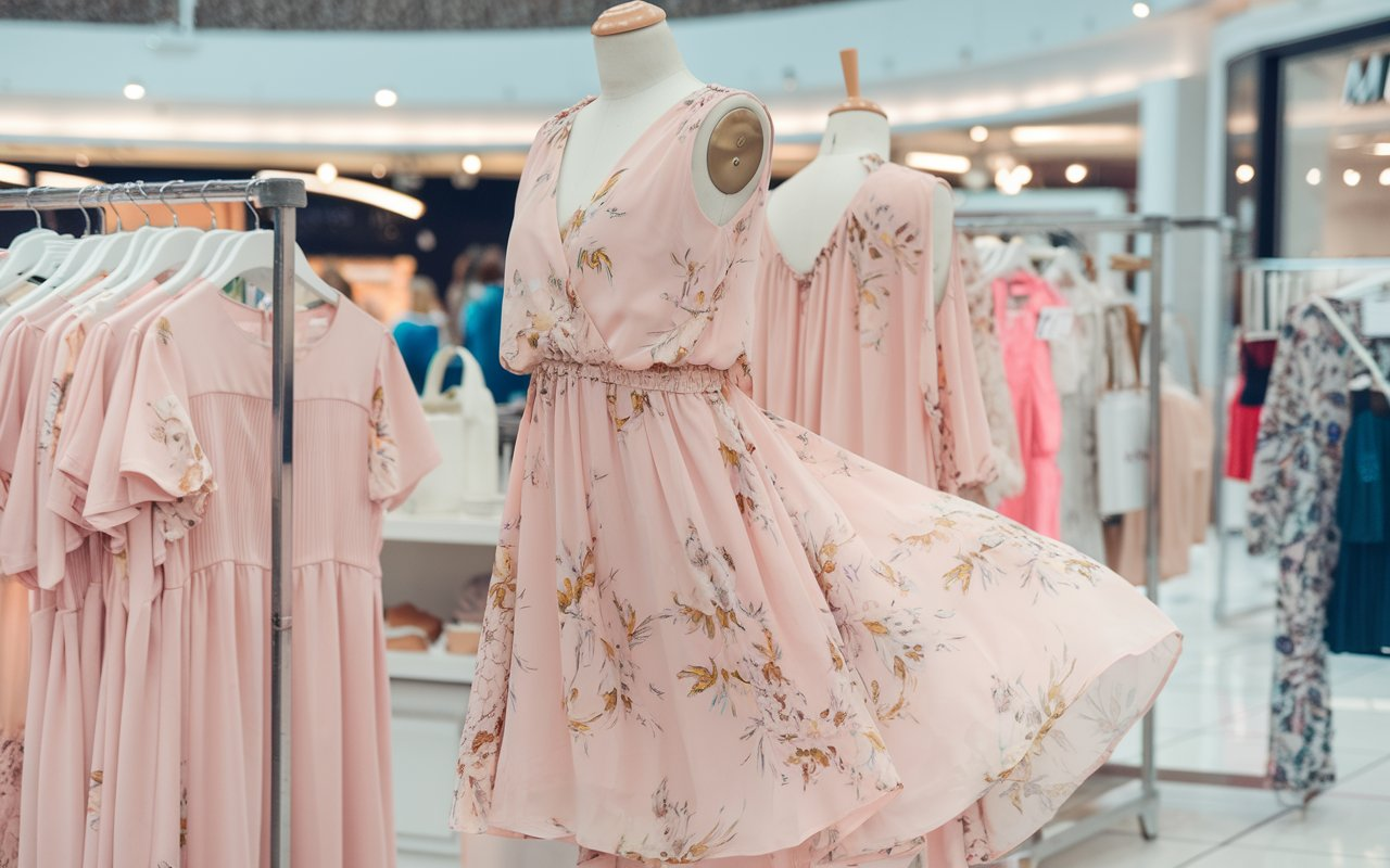 Alderwood Mall Pastel Pink Dresse