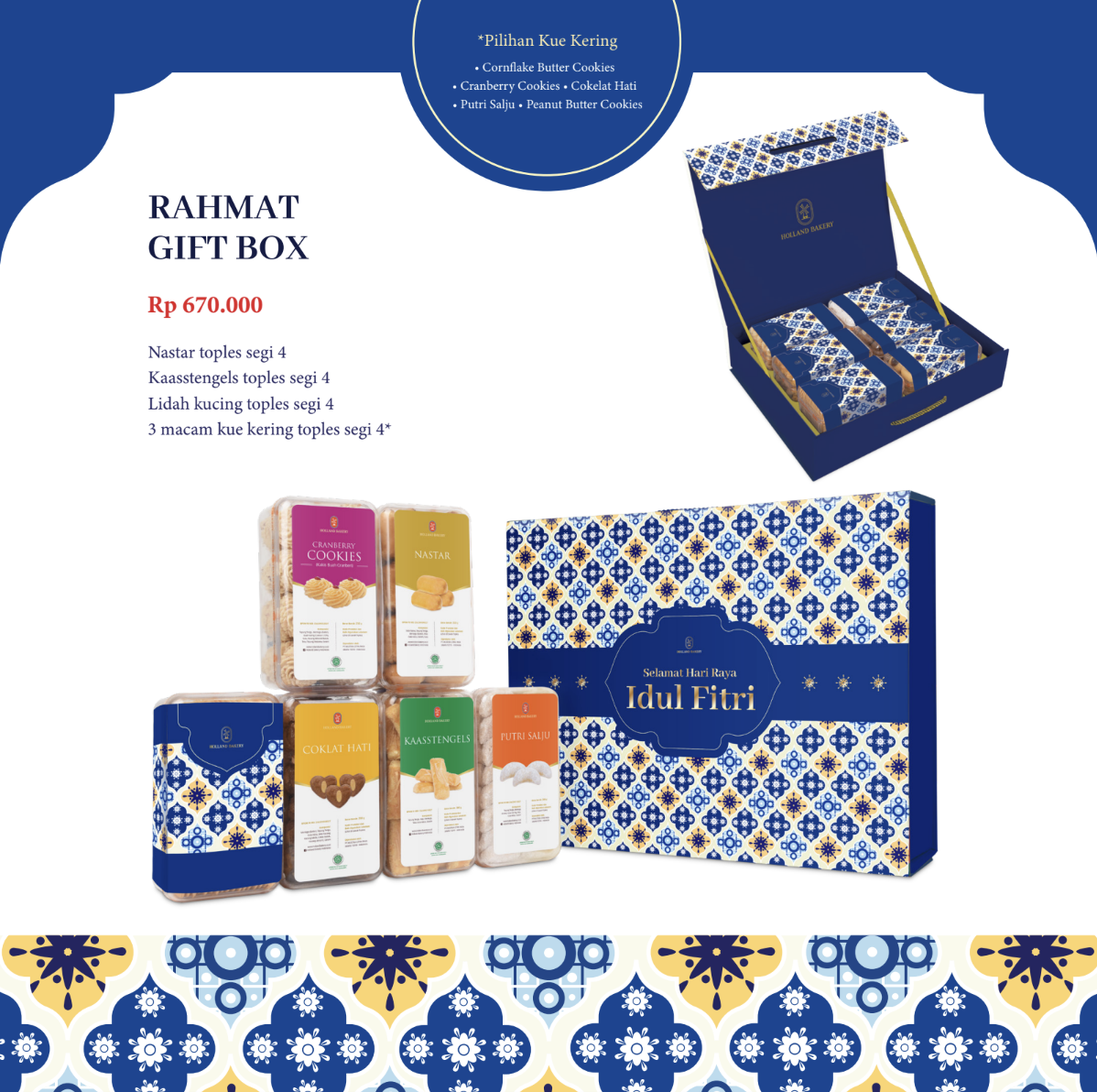 Holland Bakery Ramadhan hampers