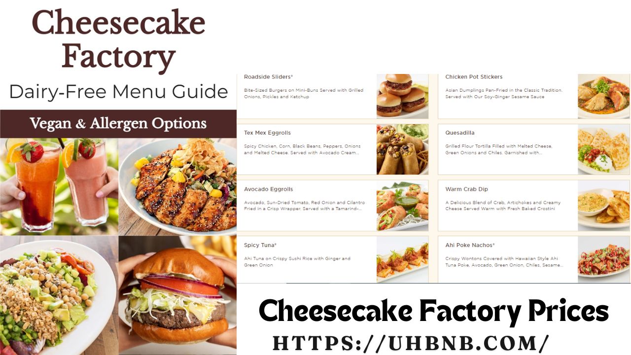 Cheesecake Factory Prices