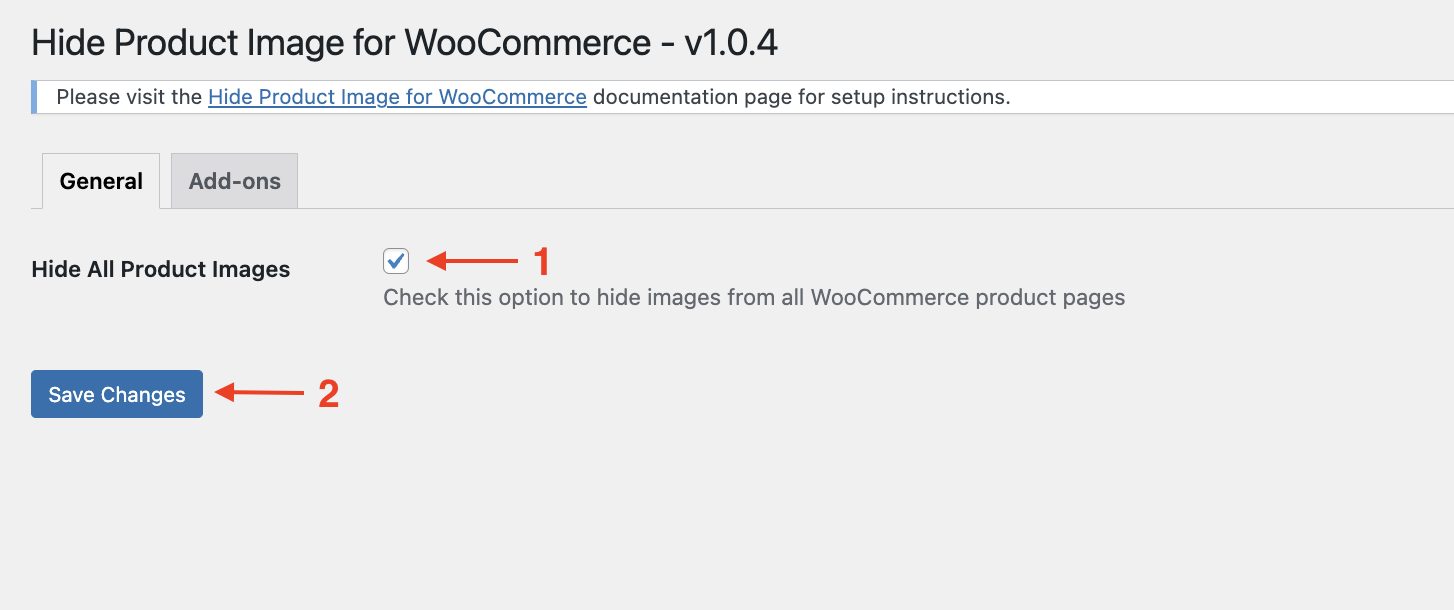 hide all product images in woocommerce