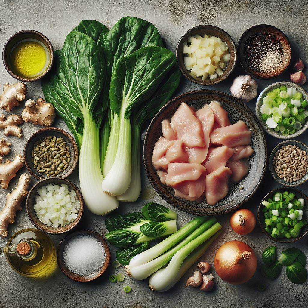 Chicken and Bok Choy Soup Recipe 