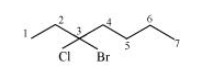 In this structure, the longest chain of carbon contains 7 carbon atoms