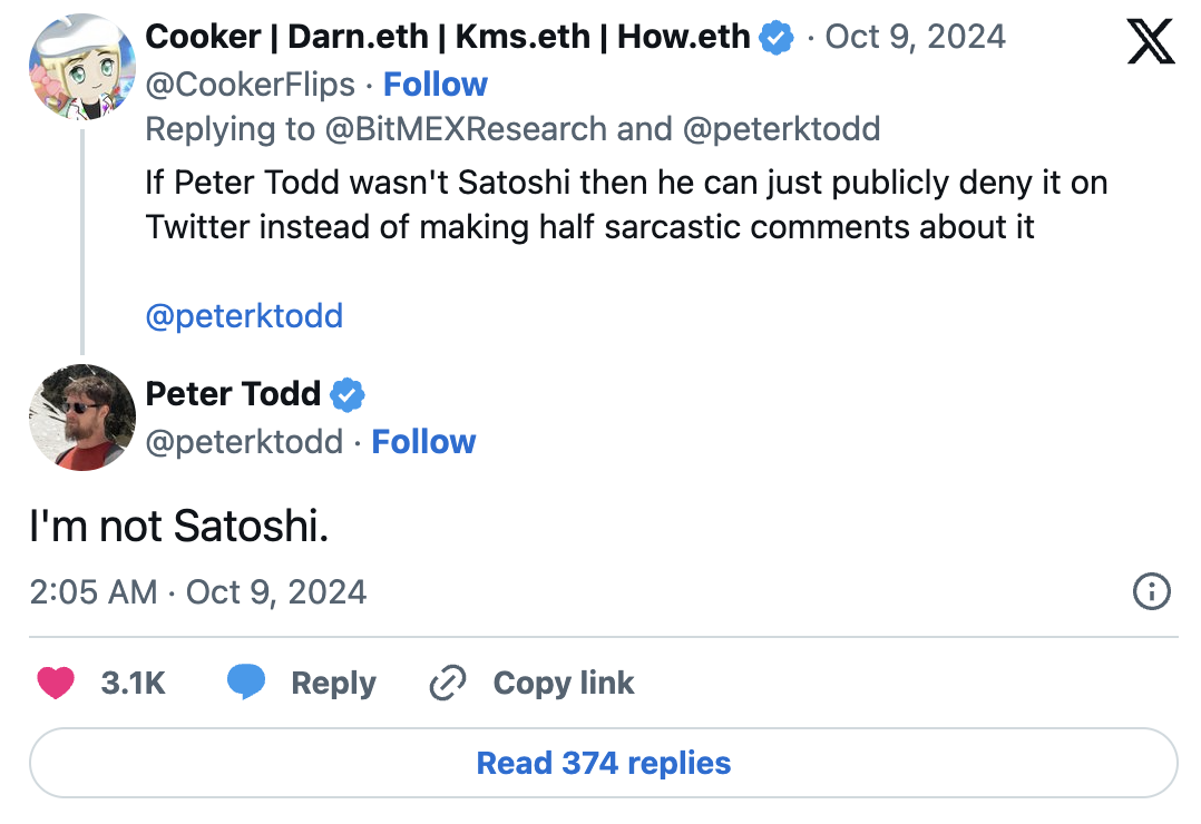 “Satoshi değilim”: HBO belgeseli, Satoshi Nakamoto davasını yeniden açtı