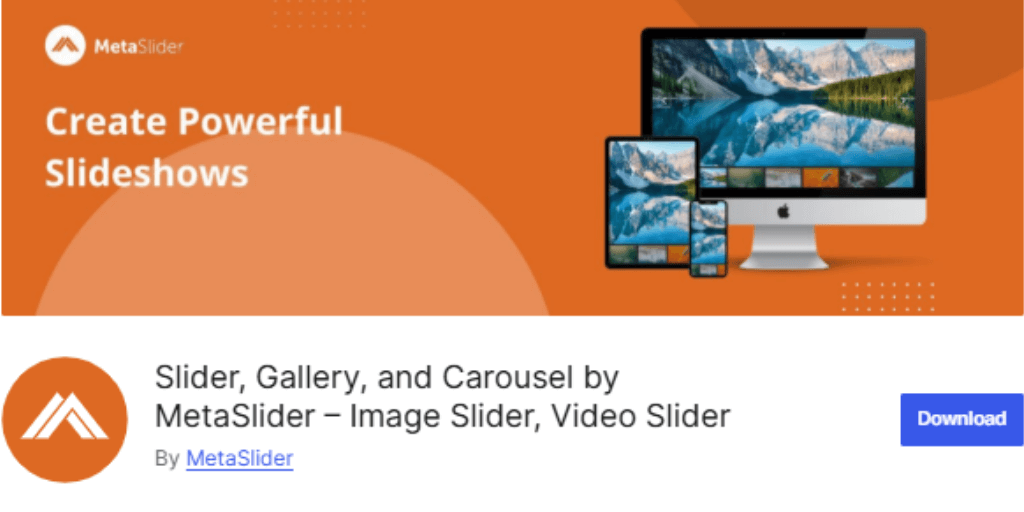 MetaSlider Gallery Plugin