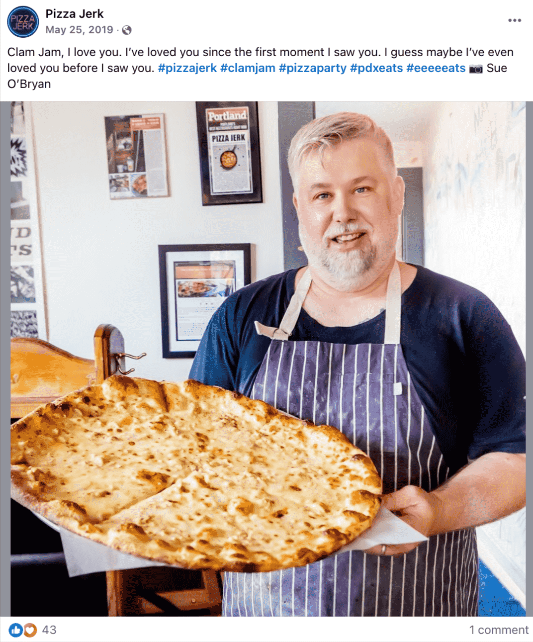 Pizza Jerk facebook post