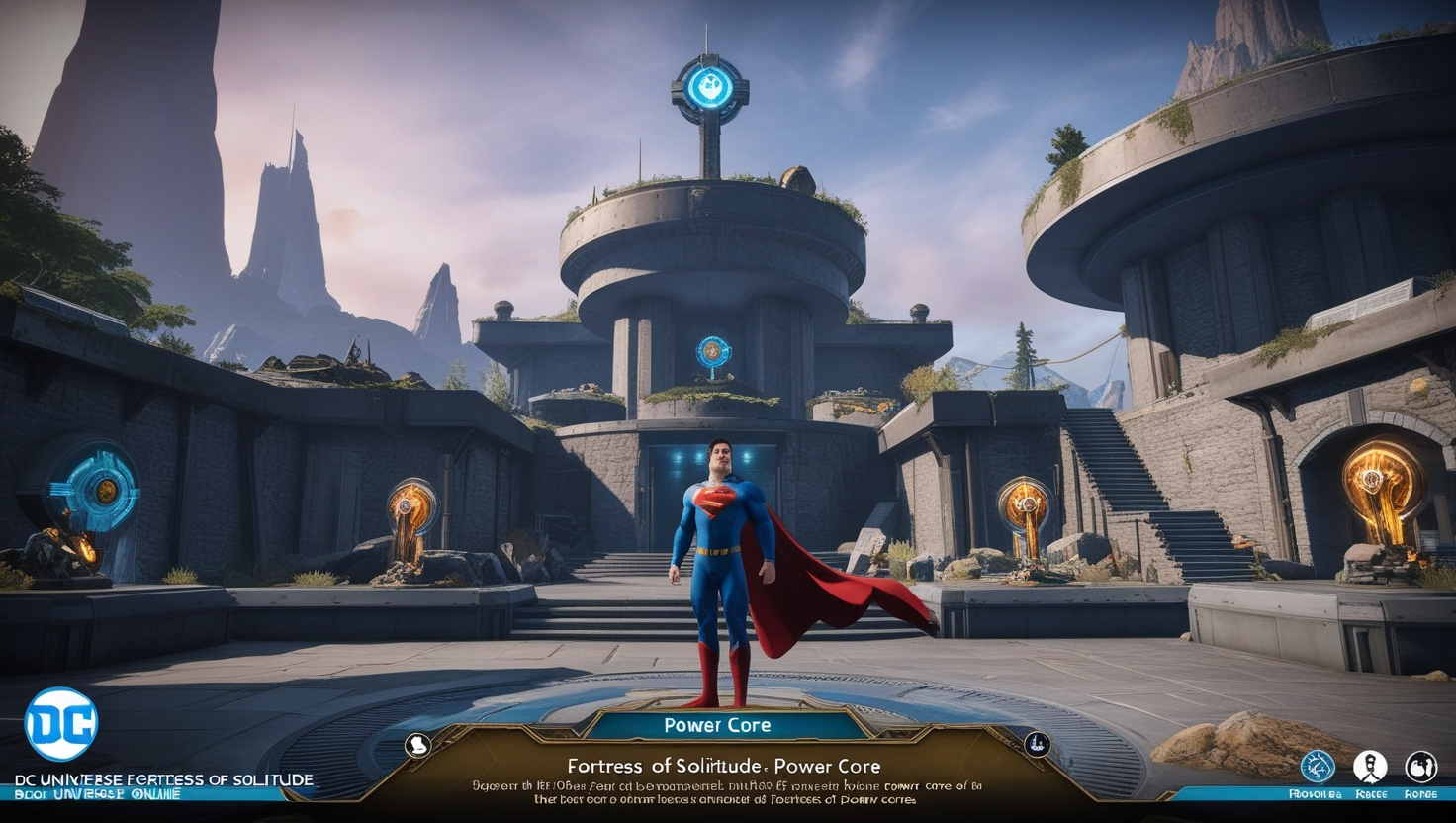 DCUO Wheres Fortress of Solitude: Power Core