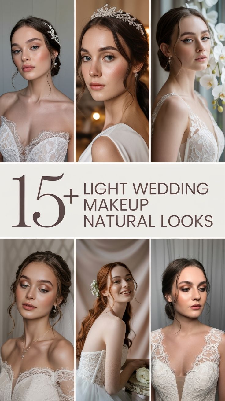 Light Wedding Makeup Natural Looks