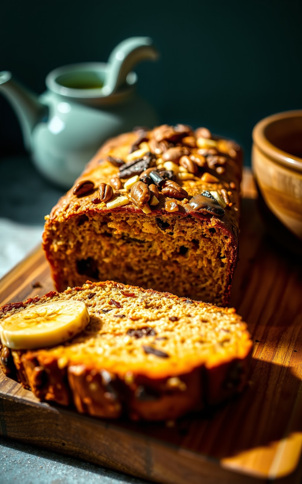 Banana Bread With Creative Toppings