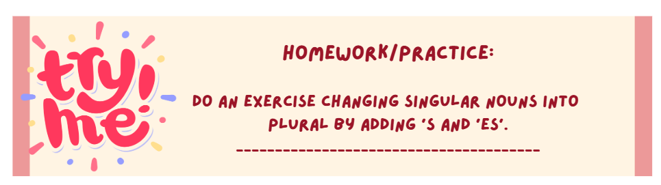 singular and plural nouns